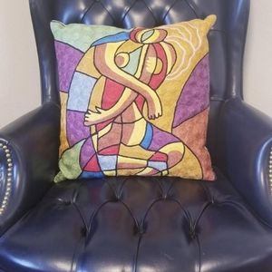 Hand crafted silk pillow case